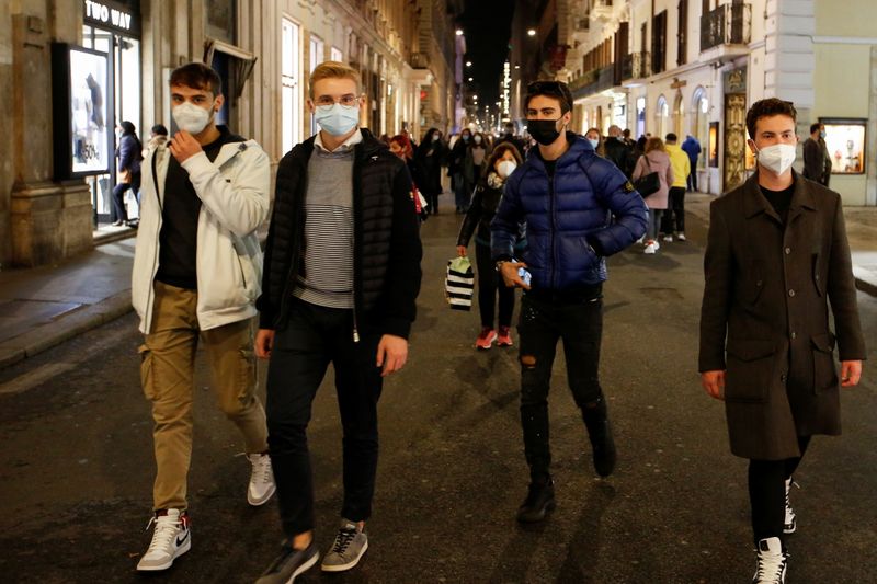 &copy; Reuters. イタリアの新型コロナ感染、昨年から始まった可能性＝研究