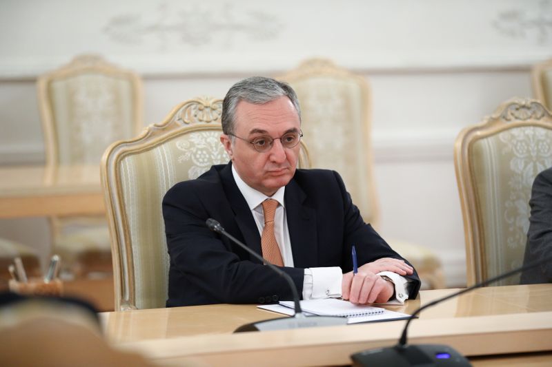 © Reuters. متحدثة: استقالة وزير خارجية أرمينيا