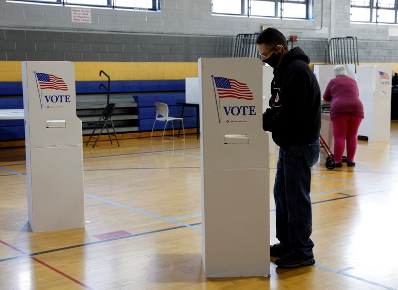 © Reuters. FILE PHOTO: U.S. 2020 presidential election in Pennsylvania