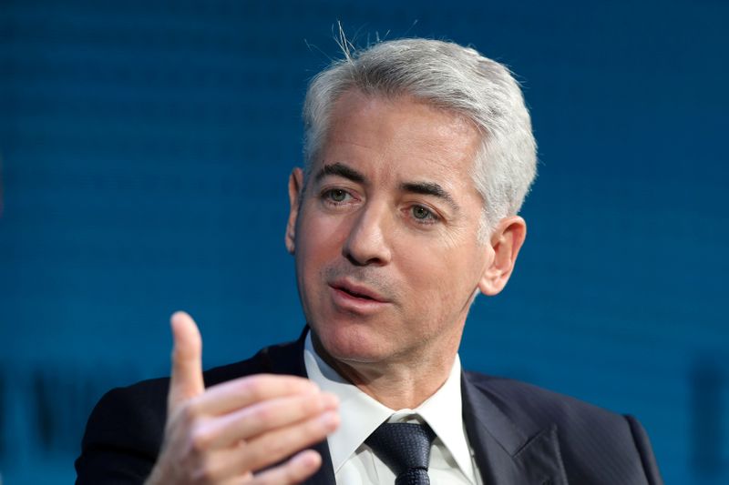&copy; Reuters. FILE PHOTO: Hedge fund veteran Ackman speaks at the WSJ Digital Conference in California in 2017
