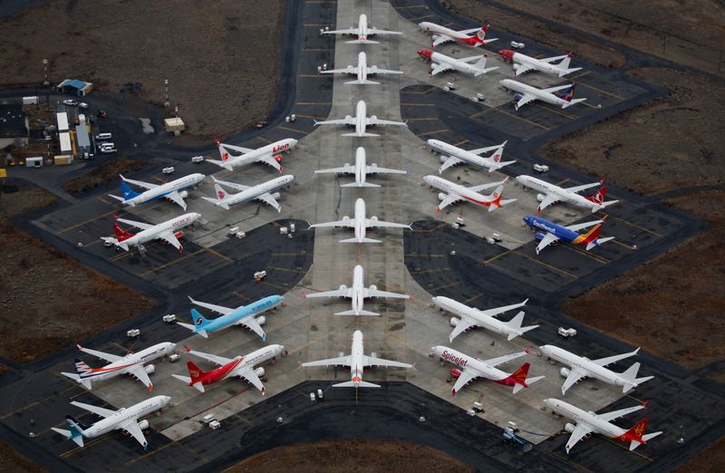 © Reuters. LES USA DEVRAIENT LEVER L'INTERDICTION DE VOL DU BOEING 737 MAX