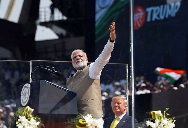 &copy; Reuters. インド首相、バイデン氏と電話会談　関係強化を約束