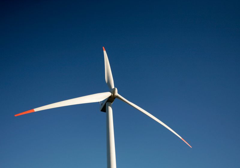 &copy; Reuters. Hélice de turbina eólica