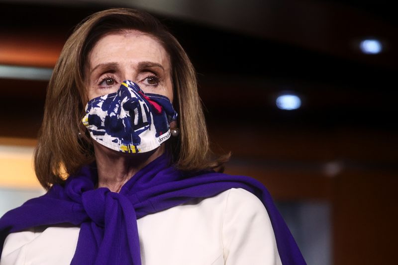 &copy; Reuters. U.S. House Speaker Pelosi and Democratic leadership hold news conference on Capitol Hill in Washington