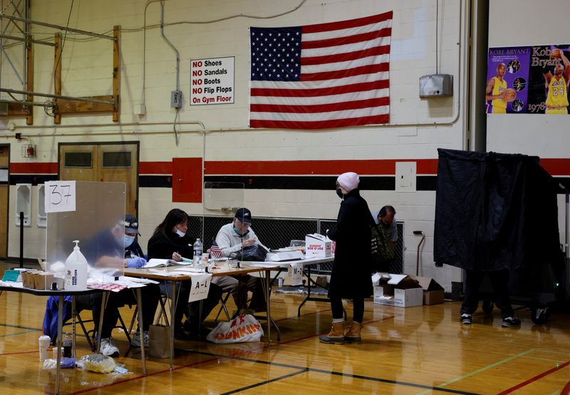 &copy; Reuters. FILE PHOTO: U.S. 2020 presidential election in Pennsylvania