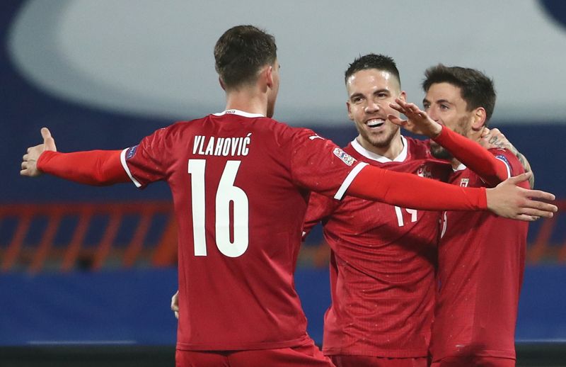 &copy; Reuters. UEFA Nations League - League B - Group 3 - Serbia v Russia