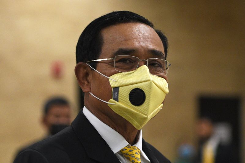 &copy; Reuters. タイ首相、抗議者にあらゆる法律適用と表明