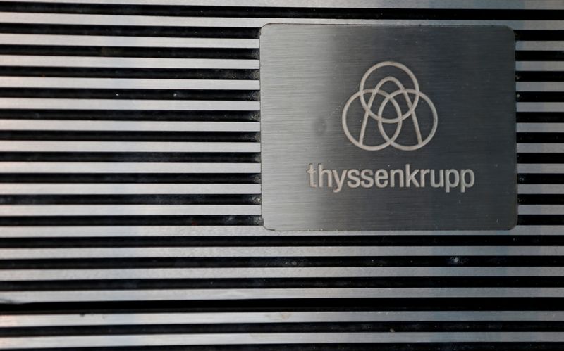 © Reuters. THYSSENKRUPP SUPPRIME 5.000 EMPLOIS SUPPLÉMENTAIRES POUR SORTIR DE LA CRISE