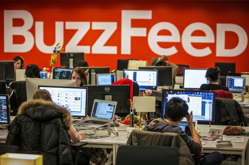 © Reuters. Sede do BuzzFeed, em Nova York (EUA)