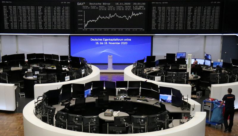 &copy; Reuters. The German share price index DAX graph at the stock exchange in Frankfurt