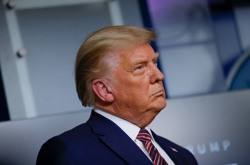 &copy; Reuters. U.S. President Trump speaks about prescription drug prices at the White House in Washington