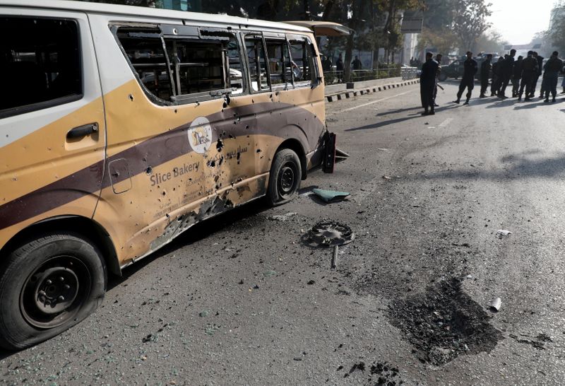 © Reuters. صواريخ تصيب العاصمة الأفغانية كابول ومقتل 8 على الأقل