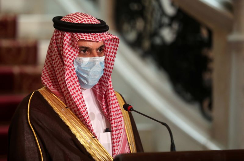 &copy; Reuters. وزير الخارجية السعودي يقول الرياض لديها علاقات طيبة وودية مع تركيا
