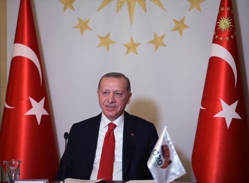 © Reuters. أردوغان: تركيا ترى نفسها جزءا من أوروبا