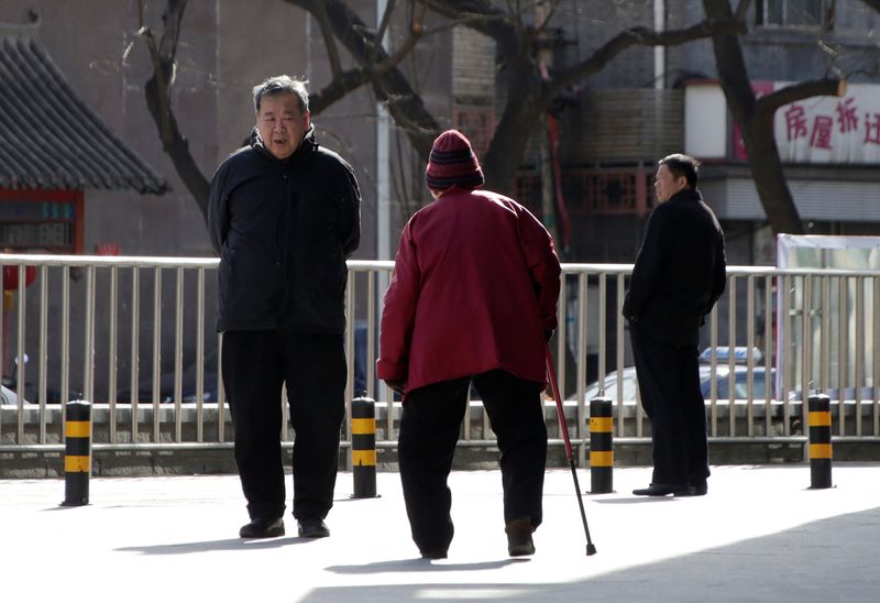 &copy; Reuters. 中国、高齢化対応の新政策策定へ＝国営メディア