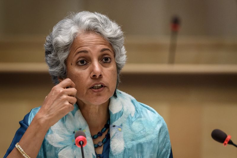 &copy; Reuters. Cientista-chefe da Organização Mundial da Saúde, Soumya Swaminathan, em Genebra