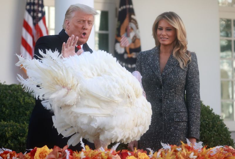 &copy; Reuters. U.S. President Trump hosts presentation of 73rd National Thanksgiving Turkey at the White House