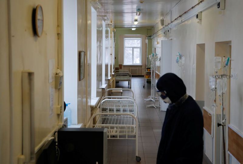 © Reuters. Hospital for COVID-19 patients in Vologda