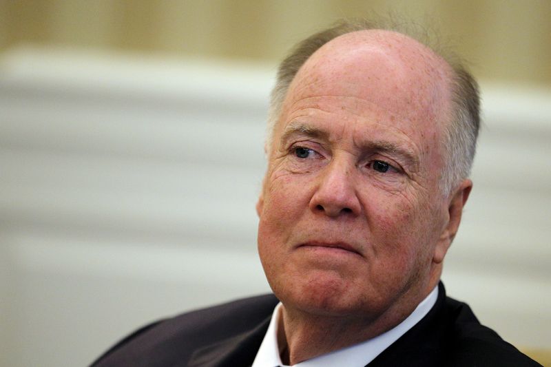 &copy; Reuters. FILE PHOTO: Former National Security Advisor Tom Donilon, who is being appointed as the Chair of the Commission on Enhancing National Cybersecurity, attends a meeting with U.S. President Barack Obama at the White House in Washington