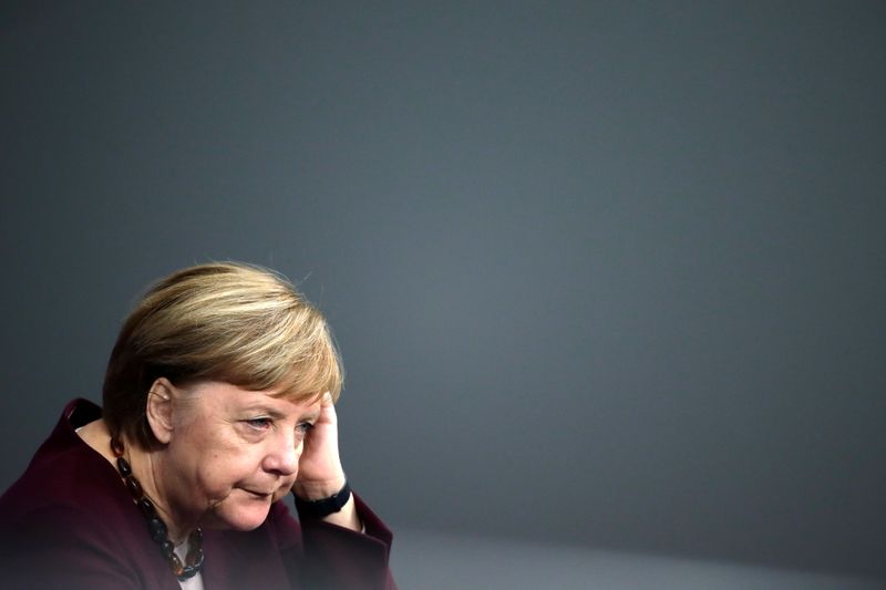&copy; Reuters. Chanceler alemã, Angela Merkel, em Berlim
