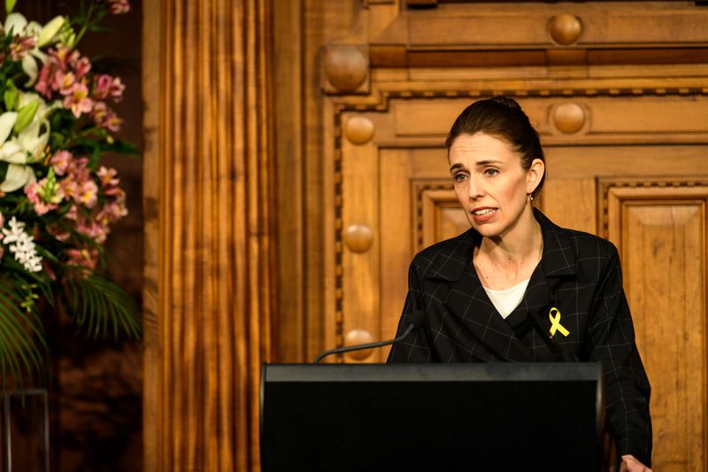 &copy; Reuters. Primeira-ministra da Nova Zelândia, Jacinda Ardern, em Wellington