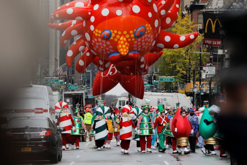 © Reuters. 94th Macy's Thanksgiving Day Parade in Manhattan, New York City