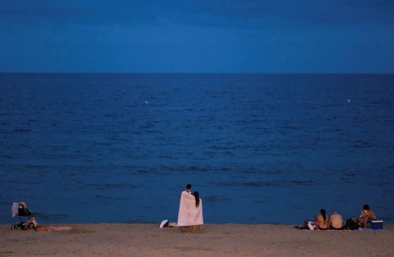 © Reuters. FILE PHOTO: The spread of the coronavirus disease (COVID-19) in Barcelona