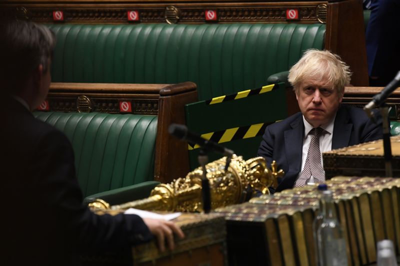 © Reuters. Primeiro-ministro britânico, Boris Johnson