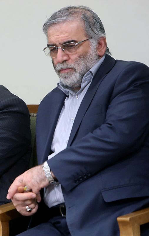 &copy; Reuters. Prominent Iranian scientist Mohsen Fakhrizadeh is seen in Iran