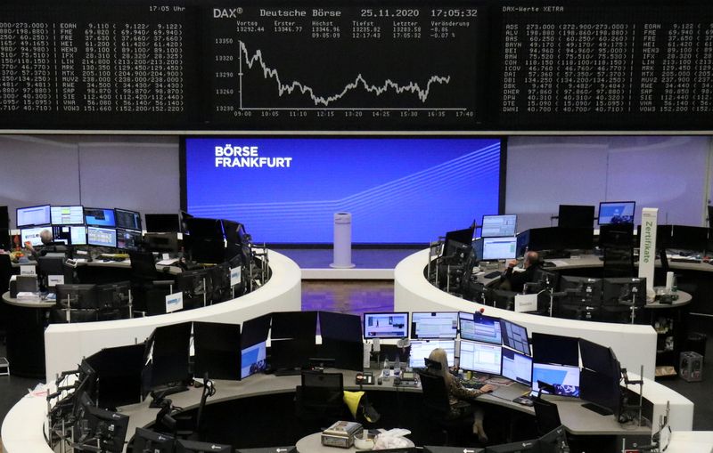 &copy; Reuters. FILE PHOTO: The German share price index DAX graph at the stock exchange in Frankfurt