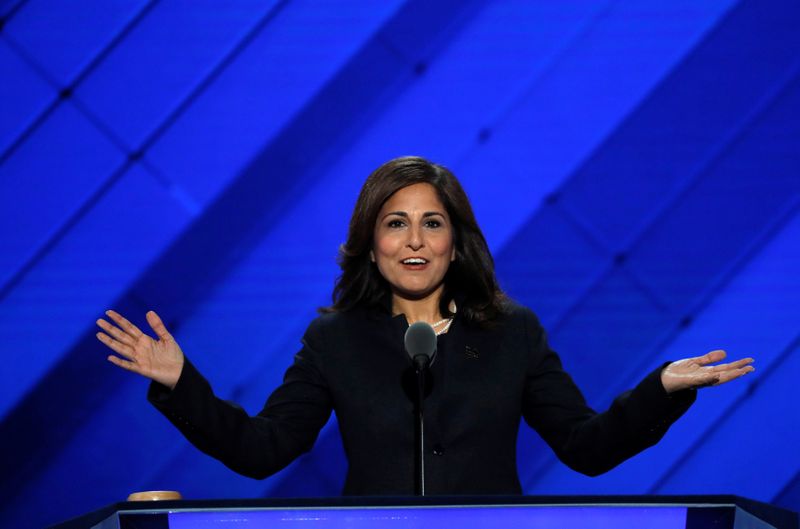 &copy; Reuters. FILE PHOTO: Tanden speaks on the third day of the Democratic National Convention in Philadelphia