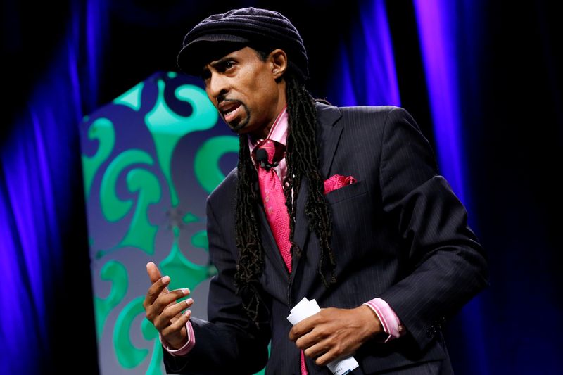 &copy; Reuters. FILE PHOTO: Mustafa Santiago Ali speaks at the Netroots Nation annual conference for political progressives in New Orleans