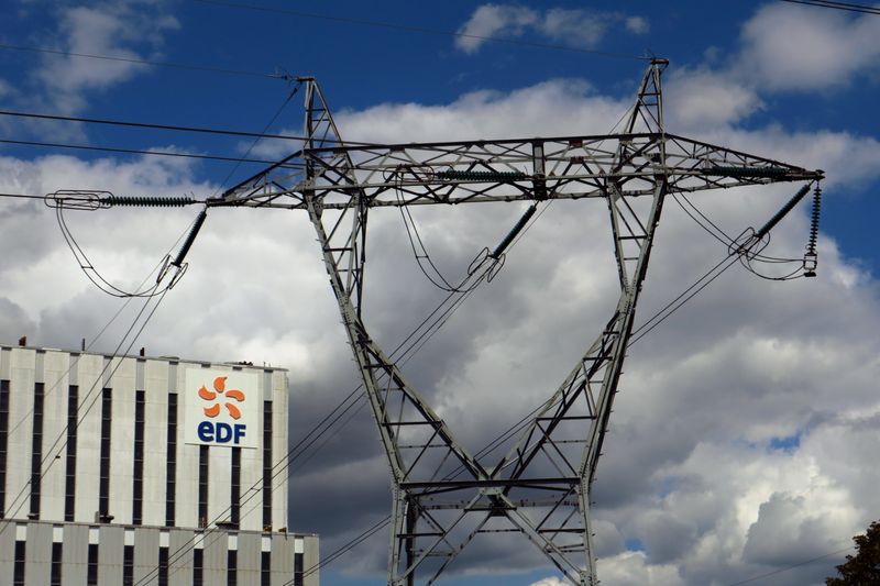 © Reuters. EDF MANQUE DE MOYENS POUR FINANCER LA TRANSITION ÉNERGÉTIQUE, SELON SON PDG