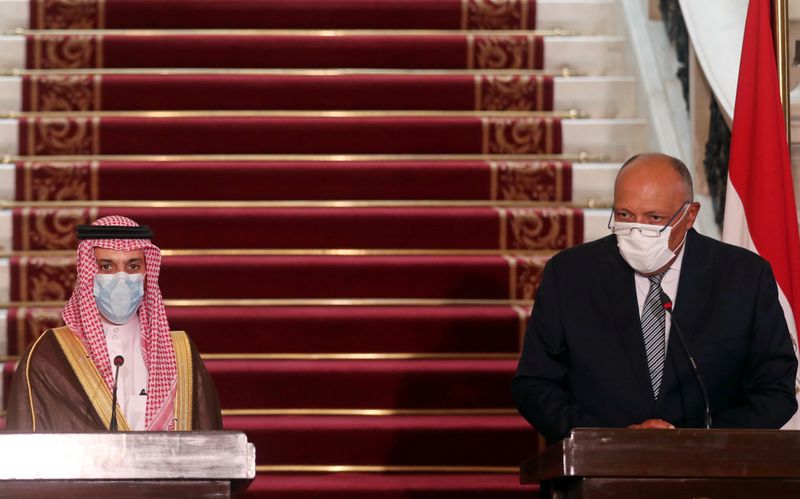 &copy; Reuters. التلفزيون السعودي: المملكة ومصر تؤكدان أهمية حرية الملاحة في الخليج والبحر الأحمر