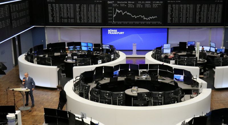 &copy; Reuters. The German share price index DAX graph at the stock exchange in Frankfurt