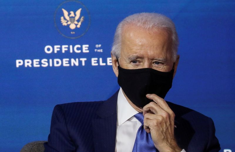 © Reuters. Presidente eleito dos EUA, Joe Biden