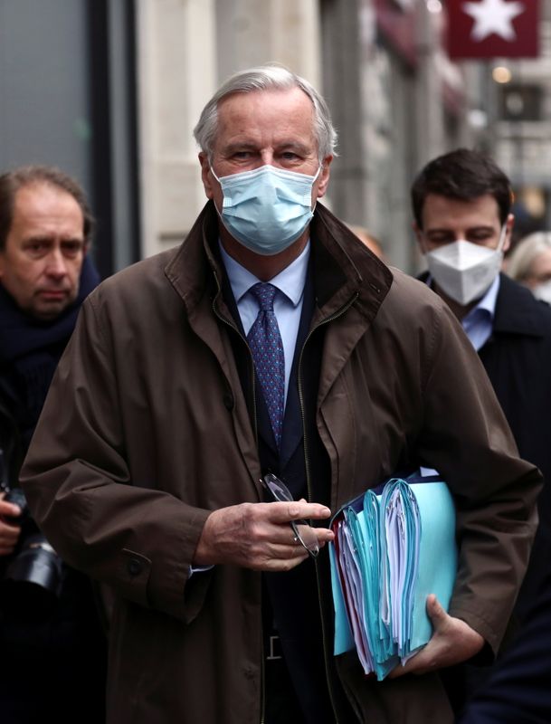 &copy; Reuters. Negociador chefe da UE para o Brexit, Michel Barnier