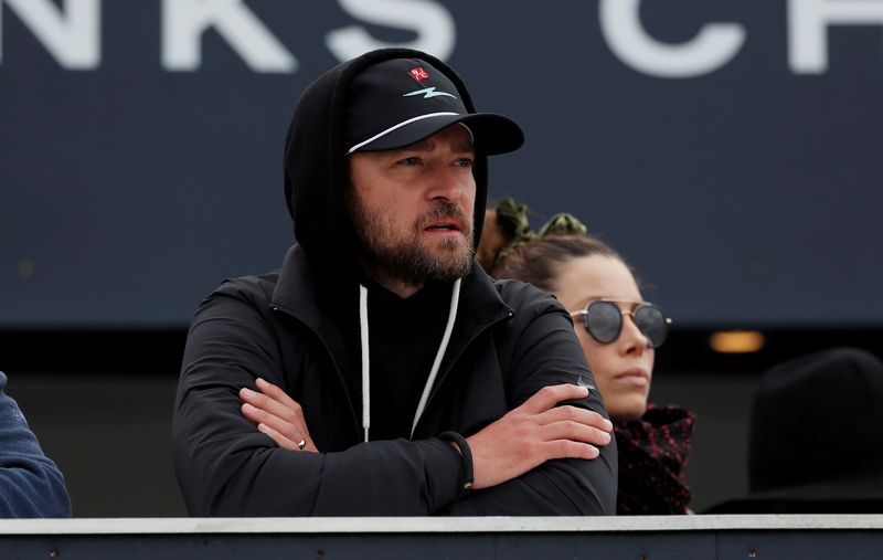 © Reuters. Cantor Justin Timberlake participou da rodada de investimentos