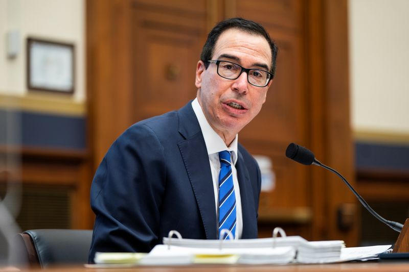 &copy; Reuters. Oversight of Treasury Department&apos;s and Federal Reserve&apos;s Pandemic Response hearing in Washington