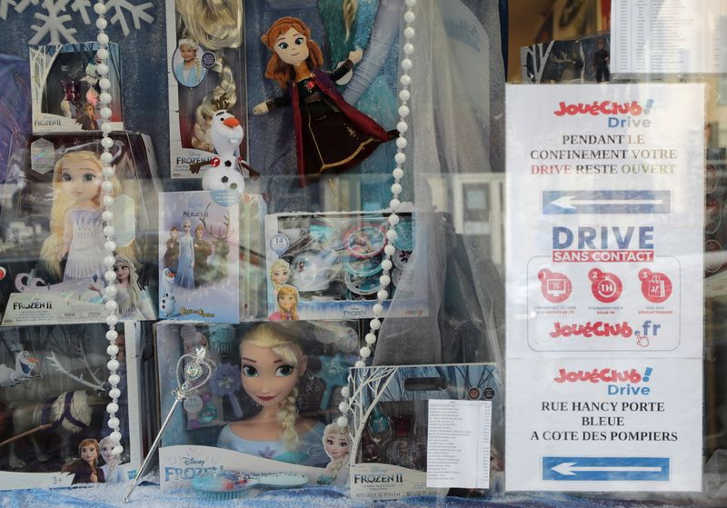 &copy; Reuters. Loja de brinquedos em Nice, França
