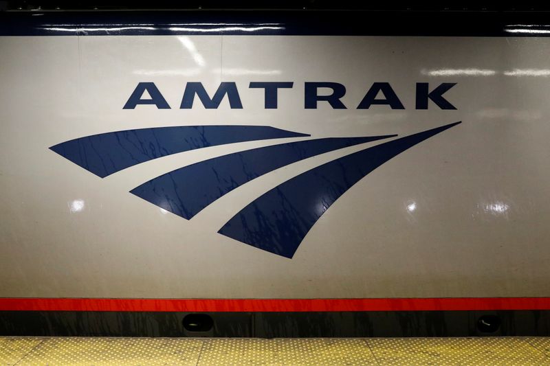 &copy; Reuters. An Amtrak train is parked at the platform inside New York&apos;s Penn Station, the nation&apos;s busiest train hub, which will be closing tracks for repairs causing massive disruptions to commuters in New York City