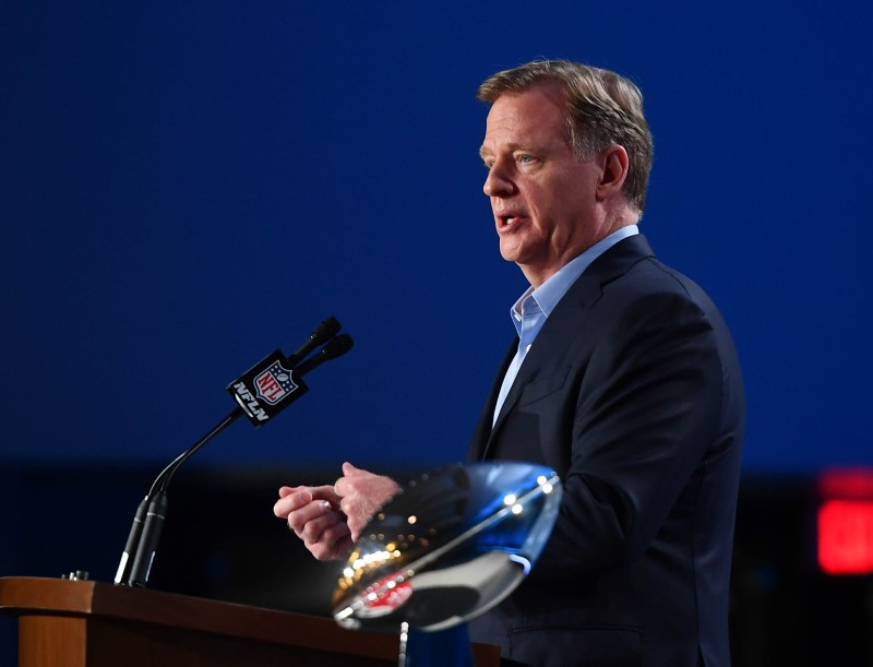 &copy; Reuters. NFL: Super Bowl LIV-Commissioner Roger Goodell Press Conference