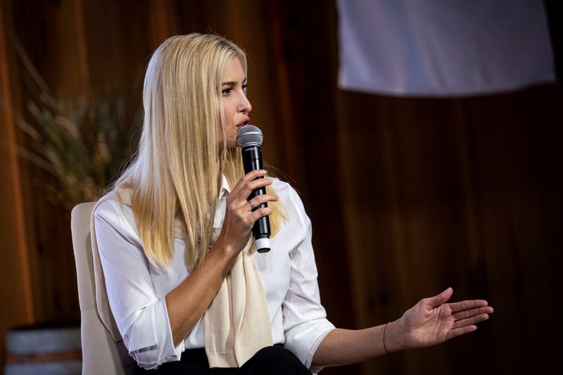 © Reuters. FILE PHOTO: White House Senior Adviser Ivanka Trump campaigns for  U.S. President Donald Trump in North Carolina