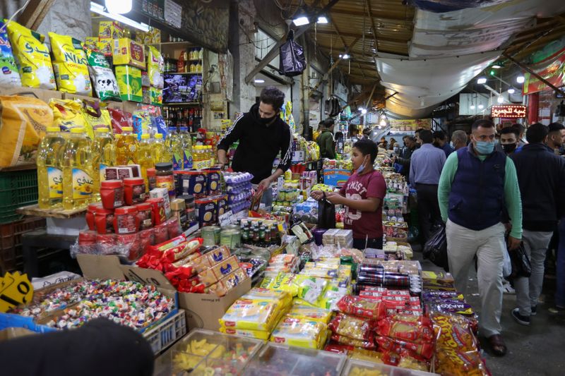 &copy; Reuters. Mercado na Jordânia