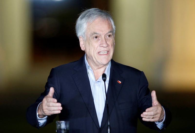 &copy; Reuters. Presidente do Chile, Sebastián Piñera, em Viña del Mar