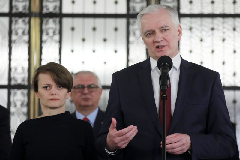 © Reuters. BUDGET: LA POLOGNE DISPOSÉE À LEVER SON VETO SI L'UNION JUSTIFIE LE LIEN AVEC L'ETAT DE DROIT