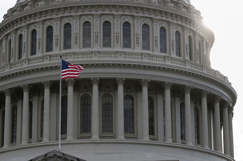 &copy; Reuters. The U.S. Capitol dome is seen in Washington