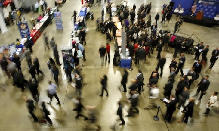 © Reuters. Feira de emprego nos EUA