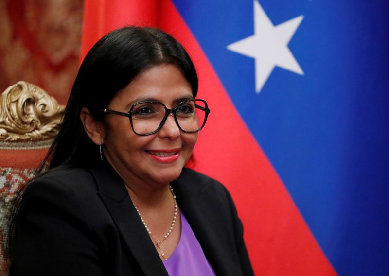 &copy; Reuters. FILE PHOTO: Russia&apos;s Foreign Minister Sergei Lavrov meets with Venezuela&apos;s Vice President Delcy Rodriguez in Moscow