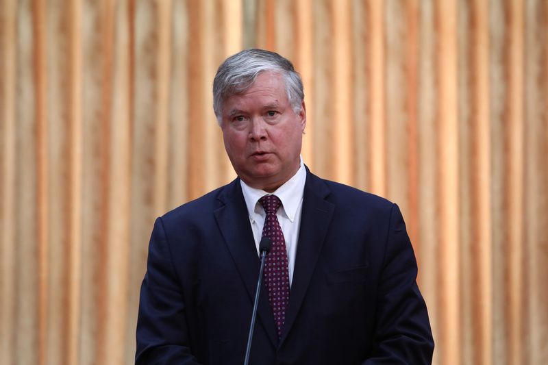 &copy; Reuters. FILE PHOTO:  U.S. Envoy For North Korea Stephen Biegun Visits South Korea